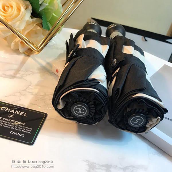 CHANEL香奈兒傘 亞太專櫃最新款 山茶花 全自動UV晴雨傘 防紫外線  zm1000